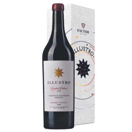 Fautor ILLUSTRO Cabernet Sauvignon & Merlot (în cutie)